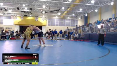 285 lbs Quarterfinal - Noah Glosson, Hernando vs Paul Harvey, Lewisburg