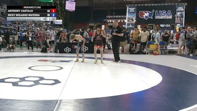 106 lbs Cons. Rd Of 32 - Anthony Castillo, Colorado vs Ricky Molasso-Matessa, Ohio