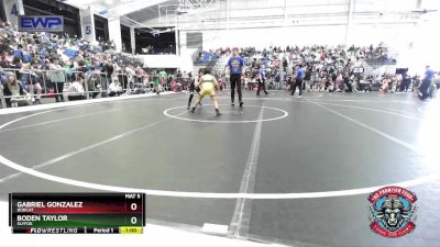 67 lbs Semifinal - Boden Taylor, SlyFox vs Gabriel Gonzalez, Bobcat