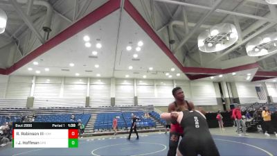 178 lbs Cons. Round 4 - Jack Hoffman, Springboro vs Ronald `RJ` Robinson III, Homewood-Flossmoor