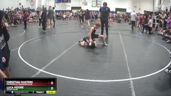 65 lbs Semifinal - Luca Moore, Legacy Elite vs Christian Masters, Summerville Takedown Club