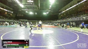 106 lbs Cons. Round 2 - Jonathan Rodriguez, Pacheco vs Luca Cerasi, Escalon