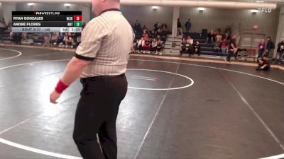 149 lbs Champ. Round 2 - Andre Flores, Northern Oklahoma College-Tonkawa vs Ryan Gonzales, Northeastern Junior College