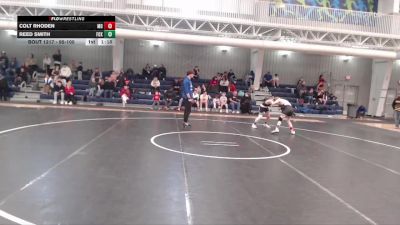 95-100 lbs Cons. Round 1 - Reed Smith, FoxFit vs Colt Rhoden, Midwest Destroyers