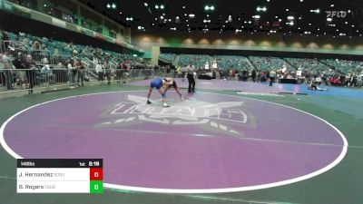 149 lbs Round Of 32 - Jonathan Hernandez, Southern Oregon vs Brock Rogers, Cal State Bakersfield