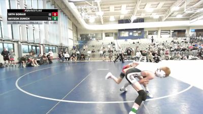 87 lbs Semis (4 Team) - Seth Sobaje, Cali Club vs Bryson Zunich, The Farm