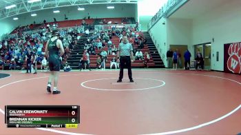 138 lbs Round 2 - Brennan Kicker, Highland (Medina) vs Calvin Krewowaty, Wadsworth