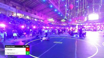 130 lbs Quarterfinal - Declan McGee, Fort Lupton WC vs Trace Gerhardus, Northwest Vikings