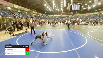 78 lbs Semifinal - Knox Peasley, Omak Wrecking Crew Wrestling vs Isaiah Baca, New Mexico Bad Boyz