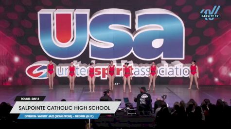 Salpointe Catholic High School - Varsity Jazz (Song/Pom) -- Medium (8-11) [2023 Varsity Jazz (Song/Pom) -- Medium (8-11) Day 2] 2023 USA Spirit & Junior Nationals/Collegiate Championships