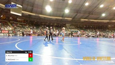 100 lbs Quarterfinal - Everett Murtha, Moen Wrestling Academy vs Tyson McComb, Team Of Hard Knox