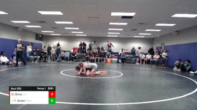138 lbs Cons. Round 3 - Topher Green, Houston vs Hudson Sims, Cleveland