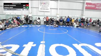 40 lbs Round Robin 1 - Cooper Hanning, Northern Elite-YTH vs Angelo Best, Central IL RAGE-Yth