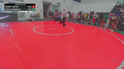 135 lbs Round 4 - Sydney Tarlow, Titan Mercury Wrestling Club vs Olivia Valenzuela, Rough House Wrestling Club