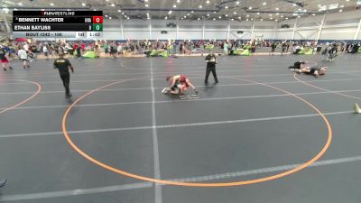 106 lbs Cons. Round 5 - Ethan Bayliss, Unattached vs Bennett Wachter, Unattached