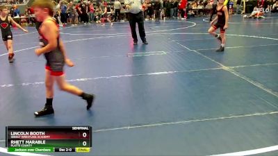 70 lbs Semifinal - Lincoln Booth, Sebolt Wrestling Academy vs Rhett Marable, PLATTE COUNTY