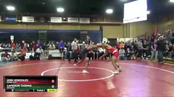 160 lbs Cons. Round 4 - Josh Gonzales, Dodge City vs Cameron Thomas, Windsor