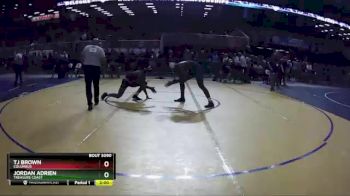 3A 195 lbs Champ. Round 1 - Jordan Adrien, Treasure Coast vs TJ Brown, Columbus