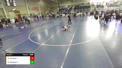 59 lbs Round 1 - Moxey Neibaur, East Idaho Elite vs Rustin Gordon, Preston Warriors