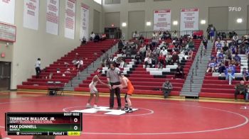 105 lbs Quarterfinal - Terrence Bullock, Jr., Hewitt Trussville Middle School vs Max Donnell, Bumpus