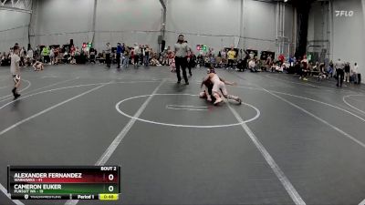 88 lbs Round 2 (3 Team) - Cameron Euker, Pursuit WA vs Alexander Fernandez, Warhawks