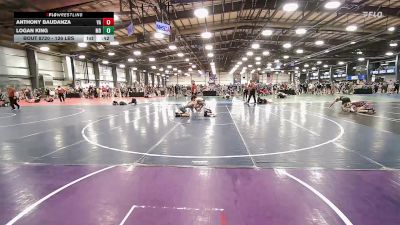 126 lbs Consi Of 32 #2 - Anthony Baudanza, VA vs Logan King, MD