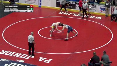 212 lbs Consi Of 8 #2 - Quintin Hazlett, Hempfield vs Gavin Campbell, State College