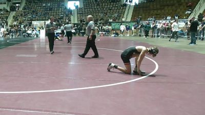 7A 106 lbs Quarterfinal - Grayson Hipp, Opelika Hs vs Jackson Mcgivney, Daphne