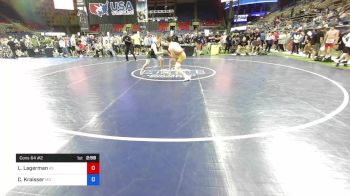 145 lbs Cons 64 #2 - Logan Lagerman, Kansas vs Calvin Kraisser, Maryland