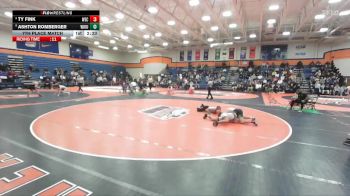 141 lbs 7th Place Match - Ty Fink, Wisconsin-Eau Claire vs Ashton Romberger, Wilkes University