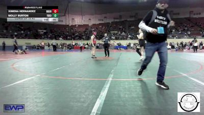 200 lbs Consi Of 16 #2 - Emmalyn Hall, Sand Springs Jr High vs Branda Robertson, Stillwell