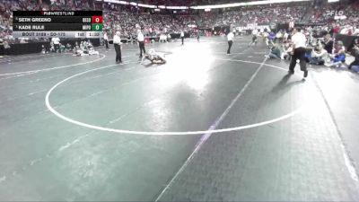 D3-175 lbs Semifinal - Kade Rule, Mineral Point vs Seth Greeno, De Soto