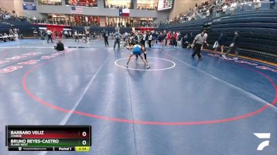 126 lbs Cons. Round 2 - Barbaro Veliz, Conroe vs Bruno Reyes-Castro, Plano West