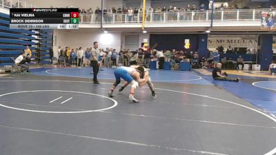 145 lbs Round Of 16 - Kai Vielma, Connellsville vs Brock Dennison, South Fayette