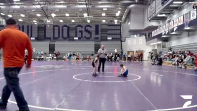 46-50 lbs Cons. Round 2 - Gavin Yunker, Carmel USA Wrestling Club vs Rockne Pries, Apache Wrestling Club