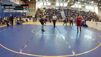 285 lbs Champ. Round 1 - Aiden Pizarro, Colonial vs Lenny Ortiz, Viera