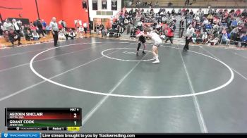 195 lbs 1st Place Match - Aeoden Sinclair, MILTON (WI) vs Grant Cook, AMERY (WI)