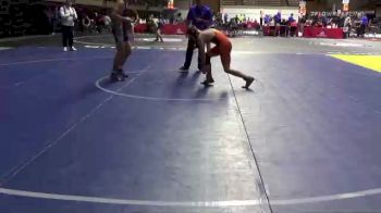 145 lbs Cons. Round 1 - Lang Wollstadt, Vacaville High School Wrestling vs Damian Meraz, Righetti High School Wrestling