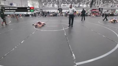 96 lbs Round 6 (10 Team) - Jason Hudak, Iron Horse White vs Gavin Reichart, Outlaws MS