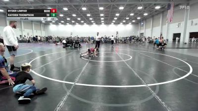 70 lbs Rr Rnd 3 - Ryder Limpar, Mat Assassins Red - EL vs Kayden Thompson, Tri State Hammers - EL