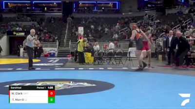 220 lbs Semifinal - Tommy Morrill, Columbus East vs Will Clark, Crown Point
