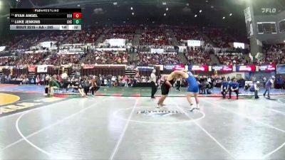 AA - 285 lbs Cons. Round 1 - Ryan Angel, Billings Senior High School vs Luke Jenkins, Gallatin (Bozeman)