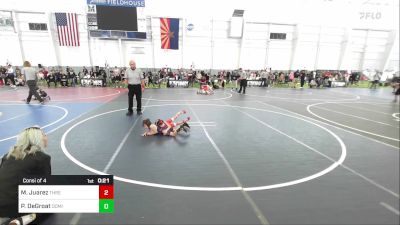 43 lbs Consi Of 4 - Maximus Juarez, Threshold WC vs Penelope DeGroat, Dominate Club Wrestling