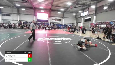 120 lbs Round Of 16 - Landon Parry, War Wc vs Jovanni Lopez, Sabercat WC