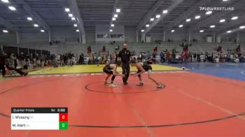 120 lbs Quarterfinal - Isaiah Wysong, SC vs Matthew Hart, OH