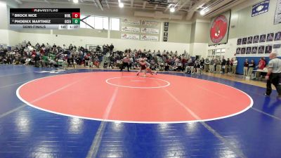 120 lbs Semifinal - Brock Nice, Noble vs Phoenix Martinez, Oceanside