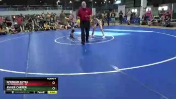 90 lbs Round 1 (8 Team) - Ryker Carter, GREAT BRIDGE WC vs Spencer Keyes, I-64 ROADRUNNERS