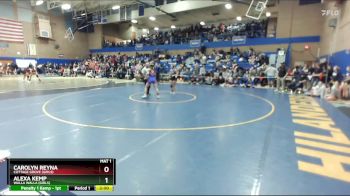 125lbs Champ. Round 2 - Carolyn Reyna, Cottage Grove (Girls) vs Alexa Kemp, Walla Walla (Girls)