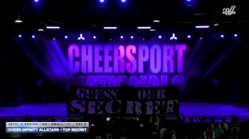 Cheer Infinity Allstars - Top Secret [2026 L3 Senior - D2 - Small - C Day 2] 2026 CHEERSPORT National All Star Cheerleading Championship