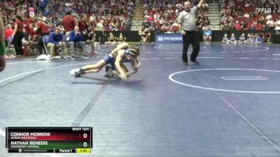 1A-106 lbs Cons. Round 2 - Nathan Benedix, Woodbury Central vs Connor Morrow, Akron-Westfield